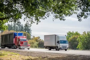 Truck Carriers On Road