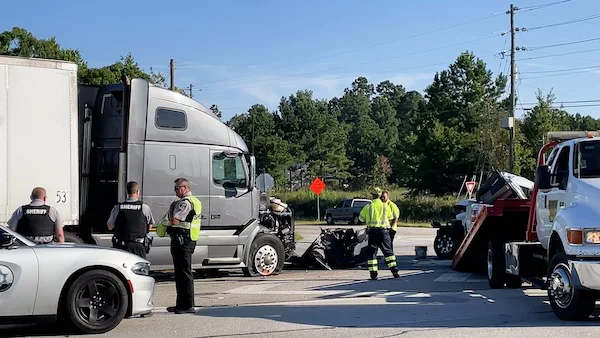 Experienced truck accident lawyer explaining who’s liable in a complex truck accident case with multiple responsible parties.